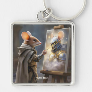 Chaveiro Fantasia Rato Fofo Pintura Mouse