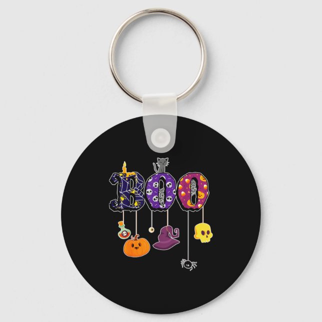Chaveiro Fantasias de Halloween Assustadores, Fantasmas, Ab (Frente)