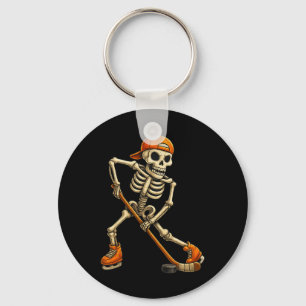 Chaveiro Fantasias de Halloween de Esqueleto de Hóquei no G