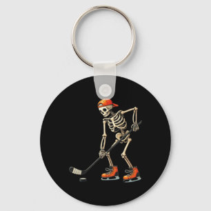 Chaveiro Fantasias de Halloween de Hóquei no Gelo Esqueleto