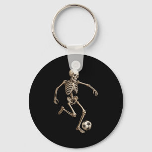 Chaveiro Fantasias de Halloween Esqueleto Futebol Retrô Eng