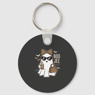 Chaveiro Fantasma Bonito Boo Jee Design de Leopardo de Hall