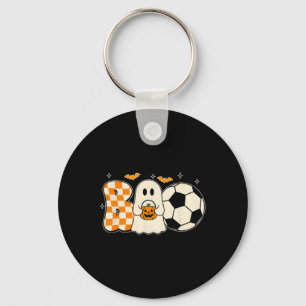 Chaveiro Fantasma Boo Jogando Futebol Halloween Jogadores T