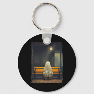 Chaveiro Fantasma Da Fama Vintage, Esperando Sentado Na Cad