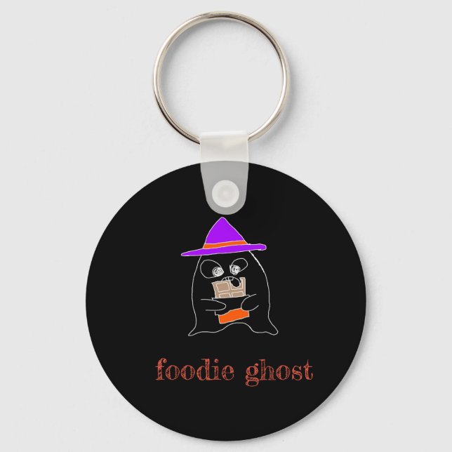 chaveiro fantasma de foodie (Frente)