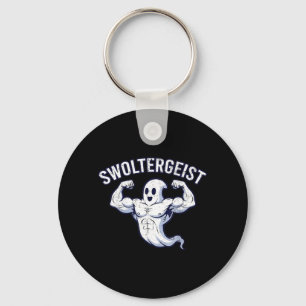Chaveiro Fantasma de musculação de Halloween engraçado Swol