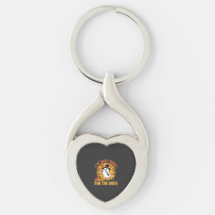 Chaveiro Fantasma engraçado de Halloween Estou aqui apenas