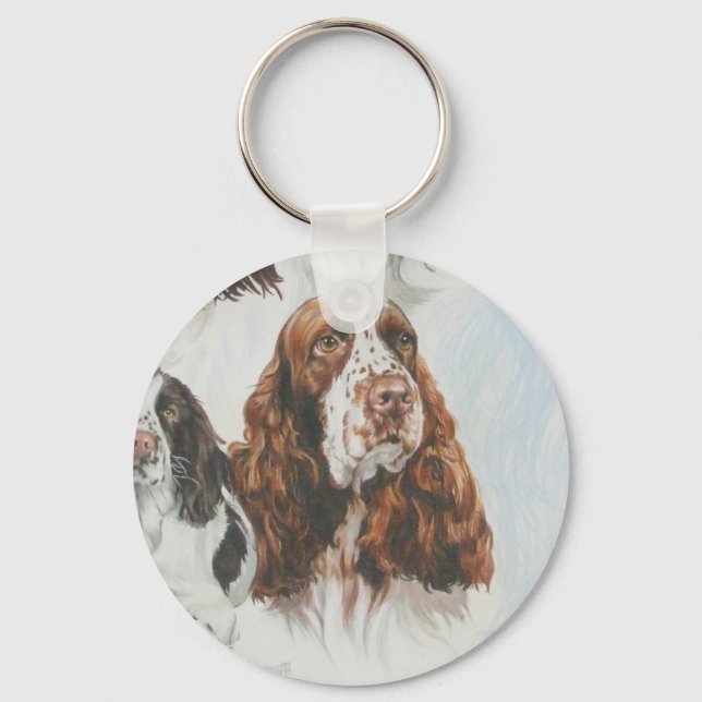 Chaveiro Fantasma Inglês Springer Spaniel (Frente)