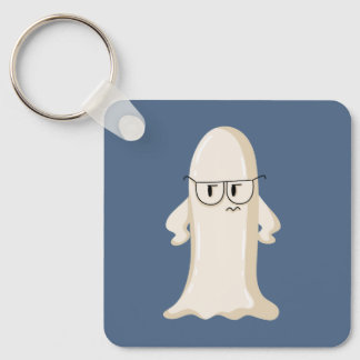 Chaveiro Fantasma Mal-Humorado com Óculos