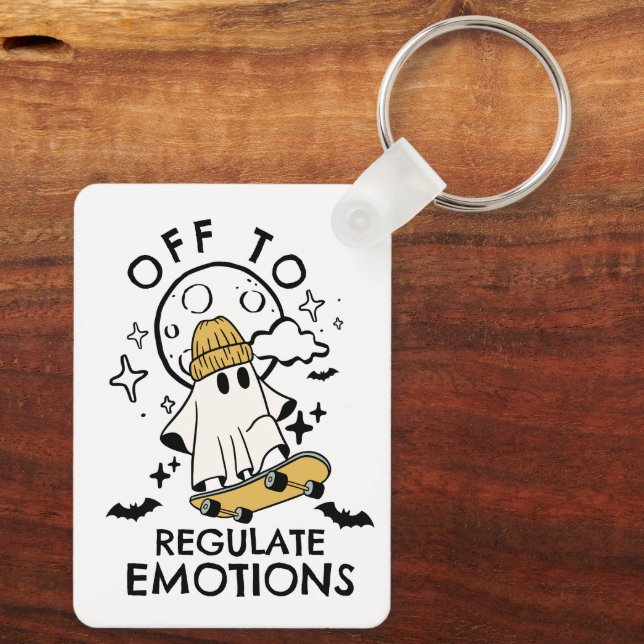 Chaveiro Fantasma Personalizável Para Regular Emoções (Verso)