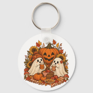 Chaveiro Fantasmagóricos Adoráveis de Halloween Abóbora Out