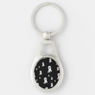 Chaveiro Fantasmas do Dia das Bruxas Escuros