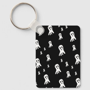 Chaveiro Fantasmas do Dia das Bruxas Escuros