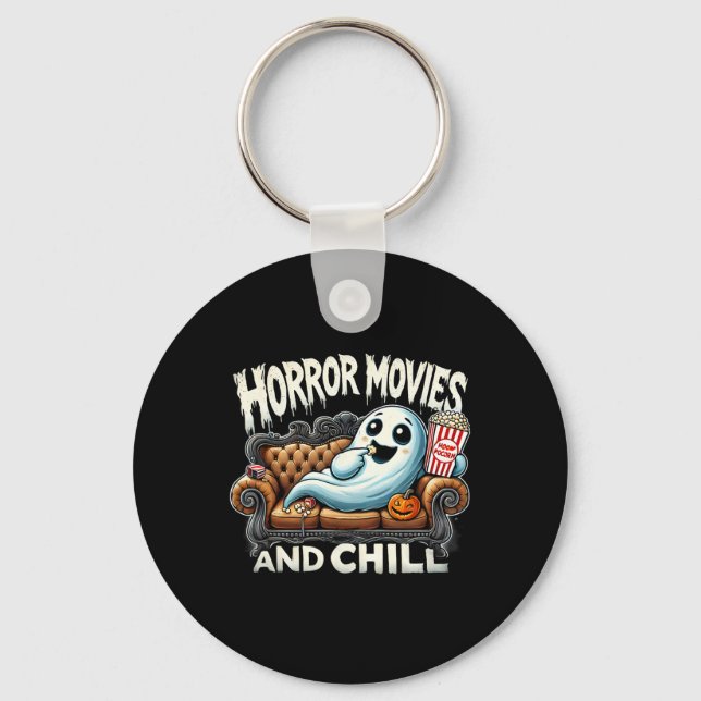 Chaveiro Fantasmas do Fantasma do Halloween e Chill Mov (Frente)