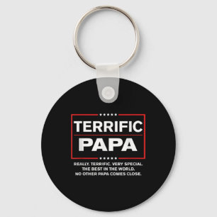 Chaveiro Fantástico Papa - Engraçado Donald Trump Melhor Pa