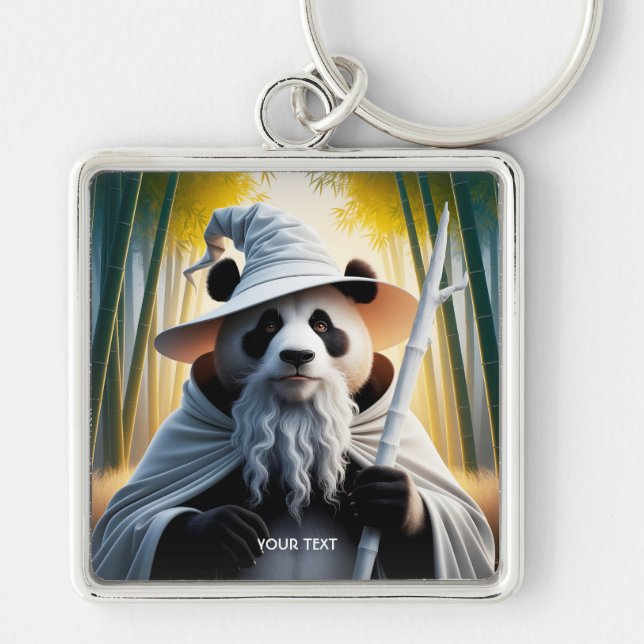 Chaveiro Fantasy - Assistente de Panda Velho (Frente)