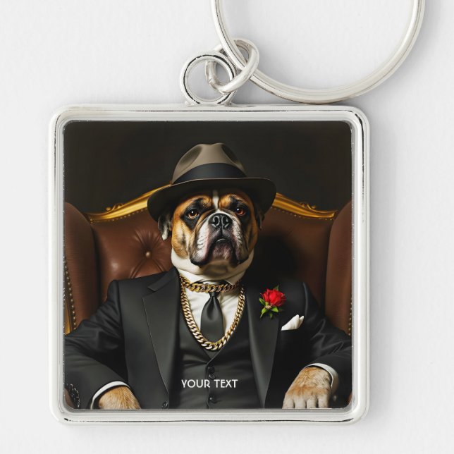 Chaveiro Fantasy Cachorro Negra (Frente)