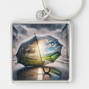 Chaveiro Fantasy Cuja Chuva Chuva Cheia Sol