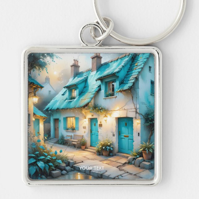 Chaveiro Fantasy Cuja Velha Casa Azul (Frente)