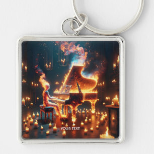 Chaveiro Fantasy Curiosa Garota Pianista