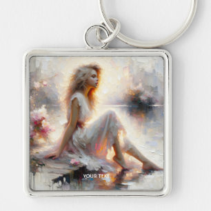 Chaveiro Fantasy Curiosa Impasto Girl Sunrise