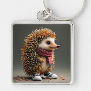 Chaveiro Fantasy Cute Hedgehog Sharp Agulhas