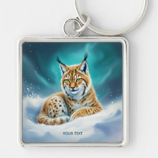 Chaveiro Fantasy Cute Lynx Winter