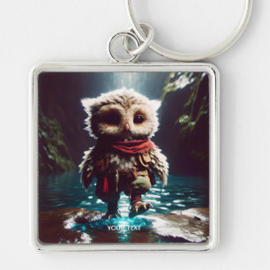 Chaveiro Fantasy Cute Owl Adventurer Water