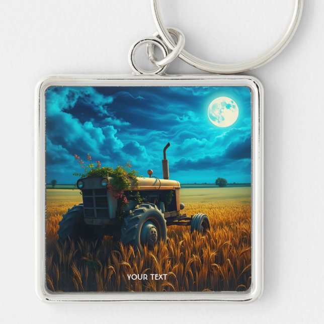 Chaveiro Fantasy Cute Trator Moon Field (Frente)