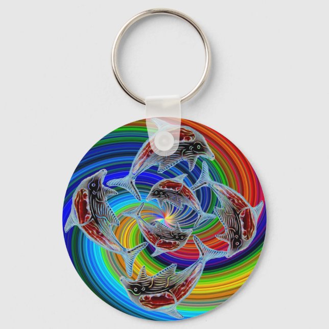 Chaveiro Fantasy Dolphin World (Frente)