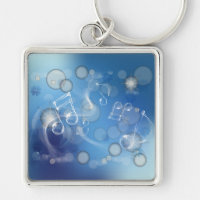 Fantasy Glass Music Notes