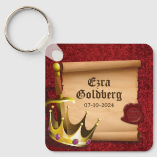 Chaveiro Fantasy Sword Crown Medieval Bar Mitzvah