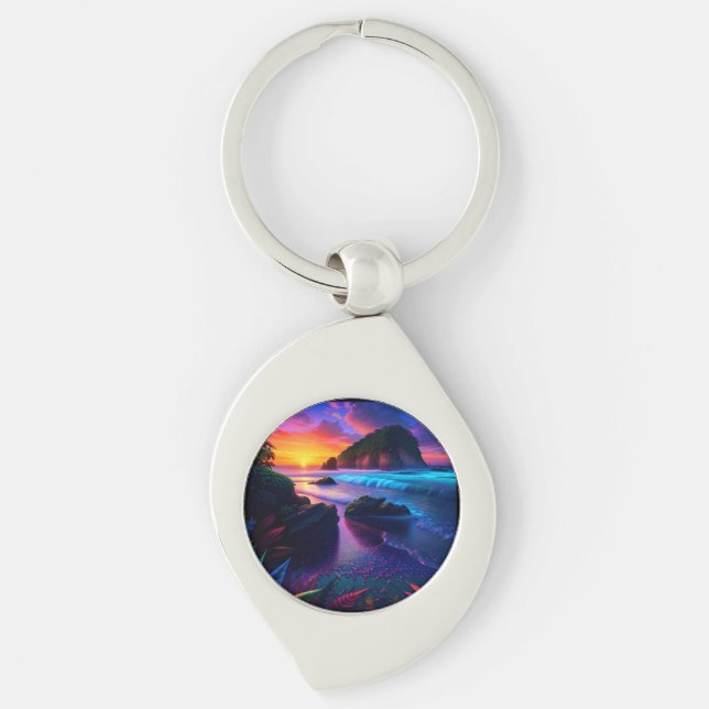 Chaveiro Fantasy Tropical Beach One (Frente)