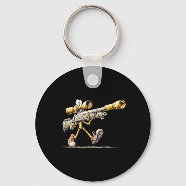 Chaveiro Fardo de Rifle para Atirador de Precisão (Frente)