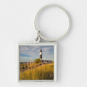 Chaveiro Farol Big Sable Point no Lago Michigan