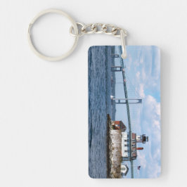 Chaveiro Farol da Ilha rosa, Rhode Island