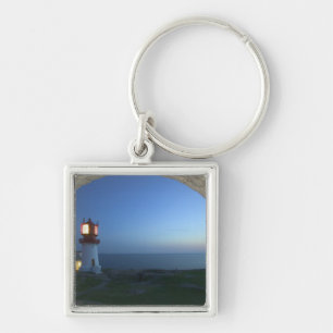 Chaveiro farol de lindesnes, ponto mais meridional da norue