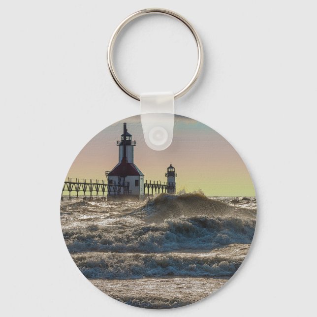 Chaveiro Farol de St Joseph Painterly (Frente)