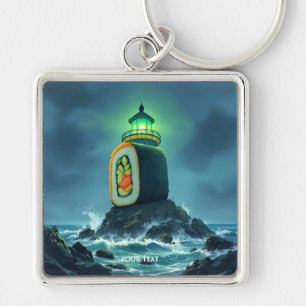 Chaveiro Farol de Sushi Gigante Fantasia Fofa