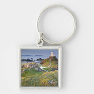 Chaveiro Farol do Mawr de Twr na ilha de Llanddwyn