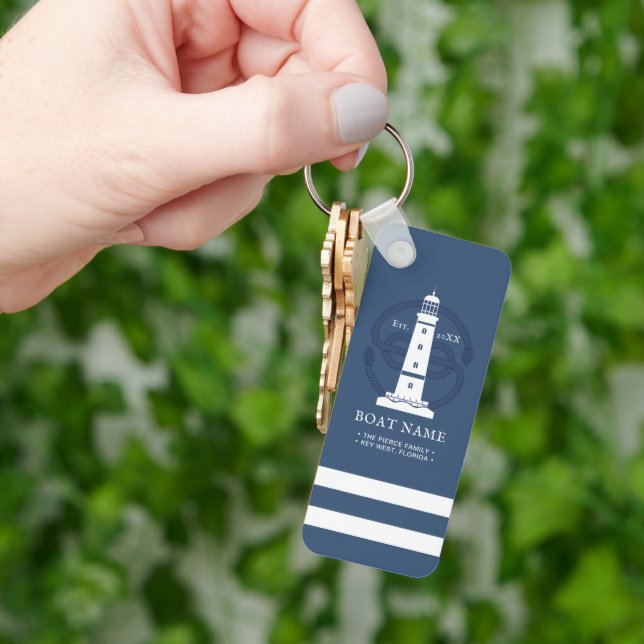 Chaveiro Farol náutico Personalizado (Mão)