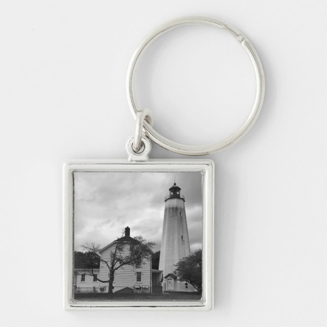 Chaveiro Farol Sandy Hook (Frente)