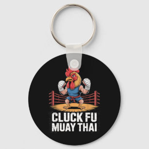 Chaveiro Fãs de Lutadores de Muay Thai e Boxeadores Cluck F