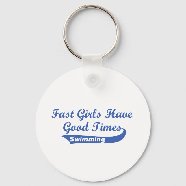 Chaveiro Fast Girls Have Good Times (Blue) (Frente)