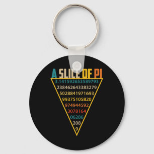 Chaveiro Fatia Do Pi Day S Para Homens Símbolo Shi 3,14 Pi