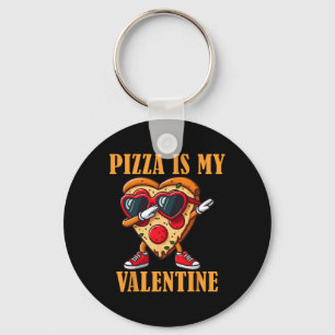 Chaveiro Fatias de Pizza Funny Sungles Dabbing Dia dos Namo