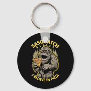 Chaveiro Fatias De Sasquatch Engraçadas, Eu Acredito Na Piz