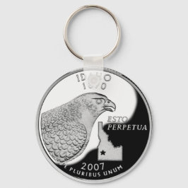 Chaveiro Faux Idaho State Quarter