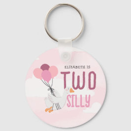 Chaveiro Favor do Partido do segundo aniversário Ganso, Ros