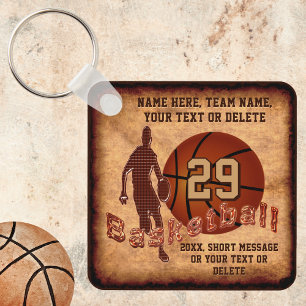 Chaveiro Favoritos para festas de basquete, basquete